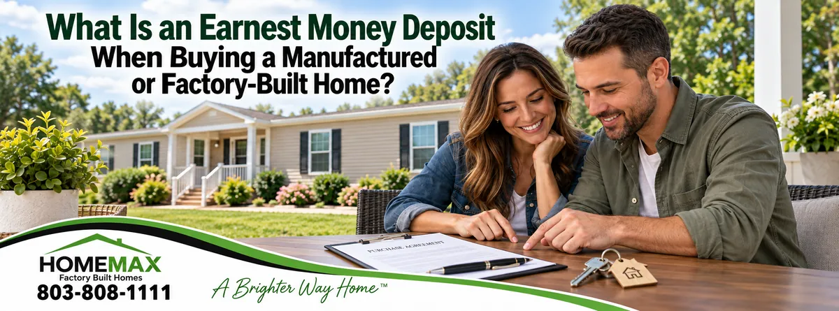Earnest Money When Buying a Manufactured or Factory-Built Home